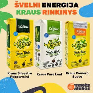 Švelni energija - Kraus yerba mate rinkinys