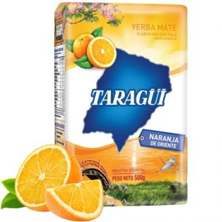 Taragui Naranja yerba mate su apelsinais